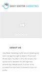 Mobile Screenshot of graymattermarketing.com